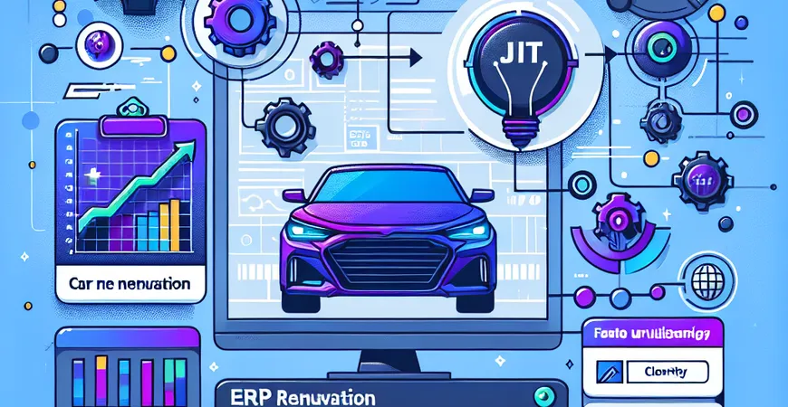  汽车零部件ERP改造：JIT模式下的生产报工实时化实践  